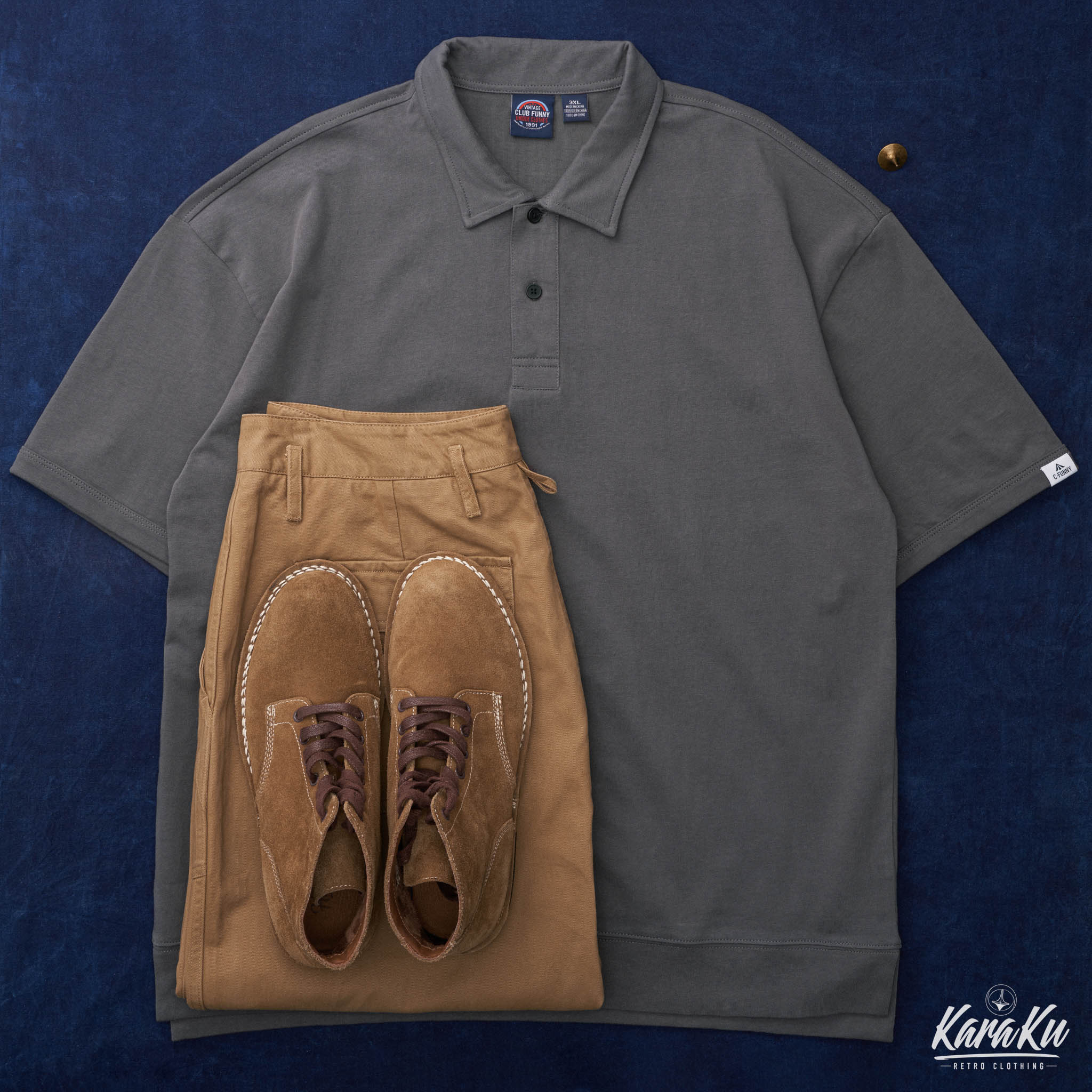 Casual&Business Mix　無地コットンポロシャツ - Image 14
