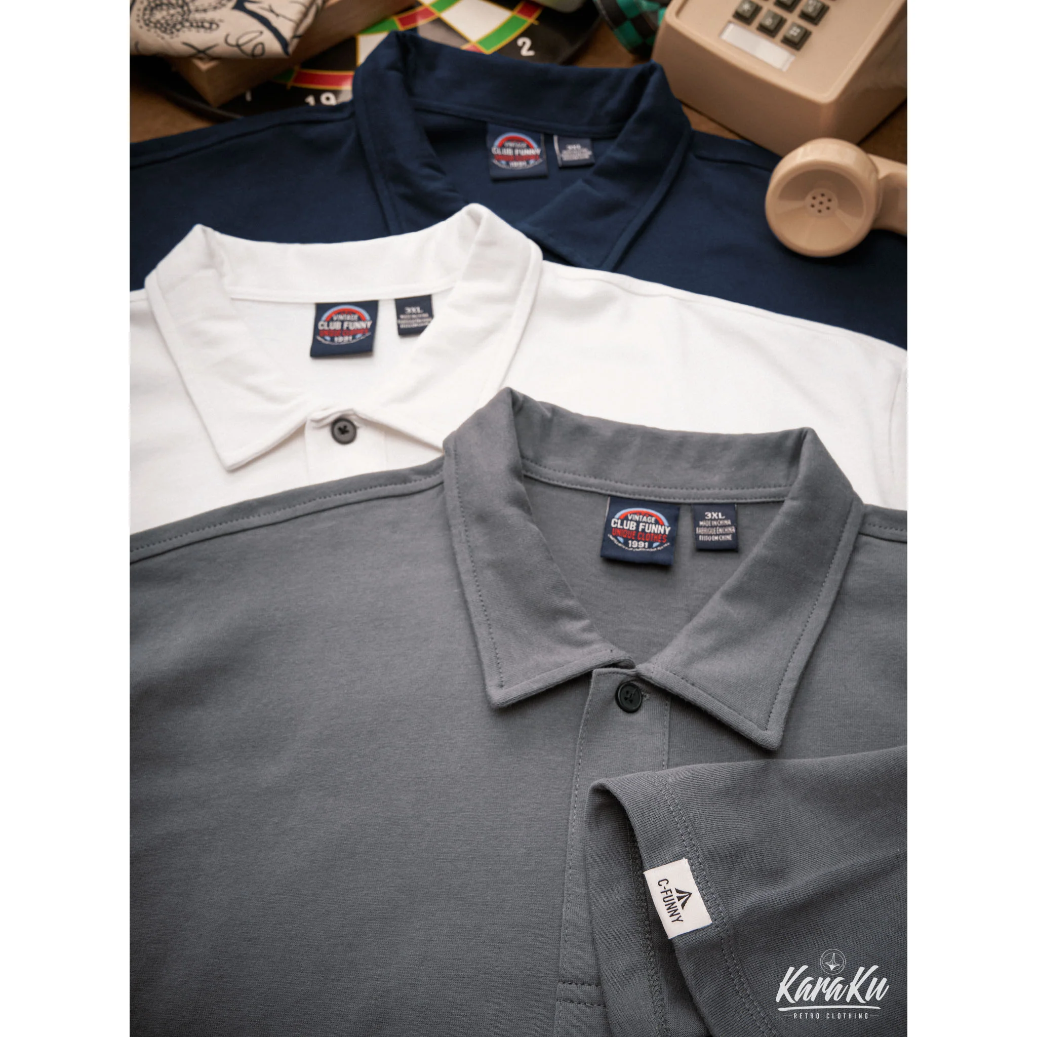 Casual&Business Mix　無地コットンポロシャツ - Image 5