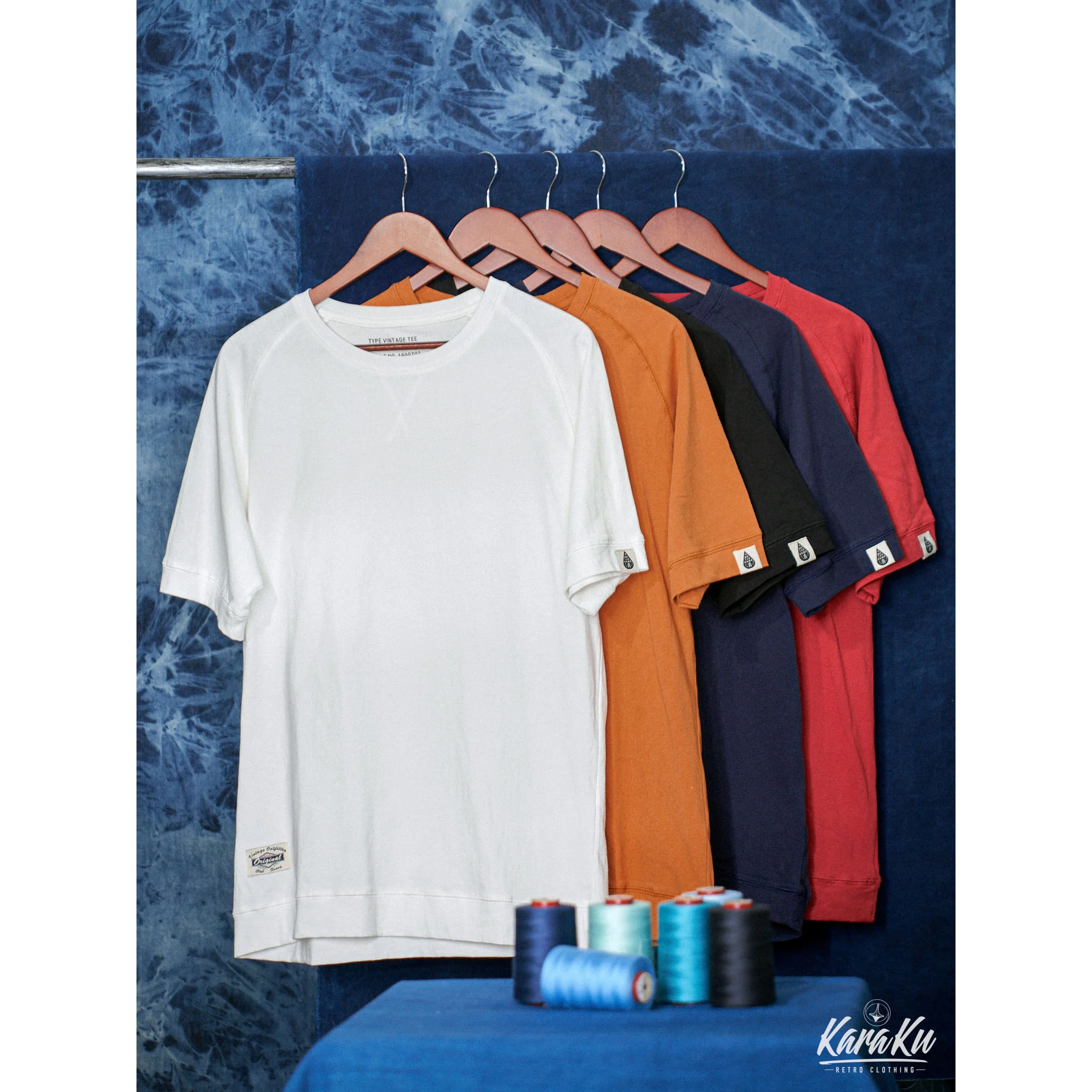 多色展開　ラグランスリーブコットンTシャツ - Image 8