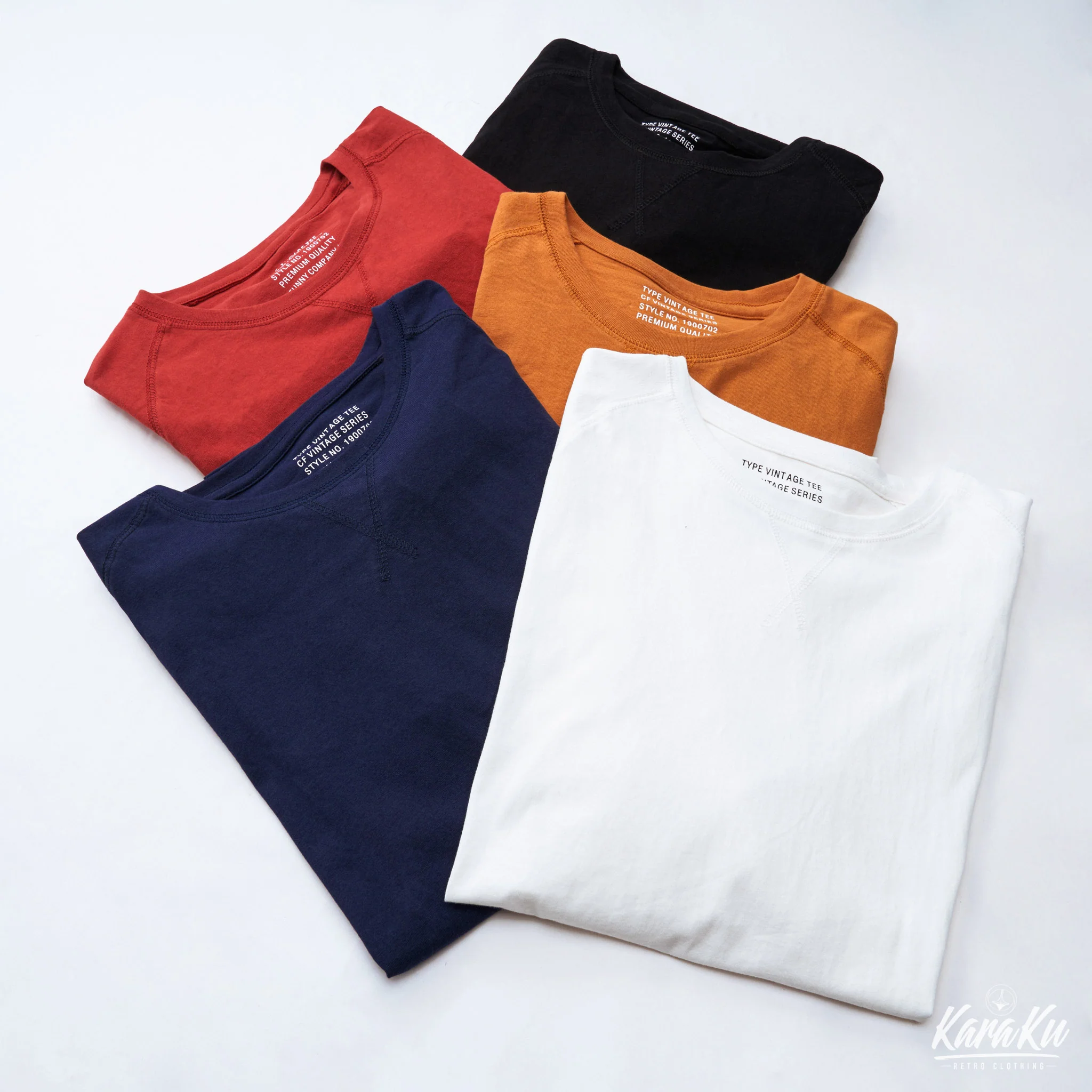多色展開　ラグランスリーブコットンTシャツ - Image 9