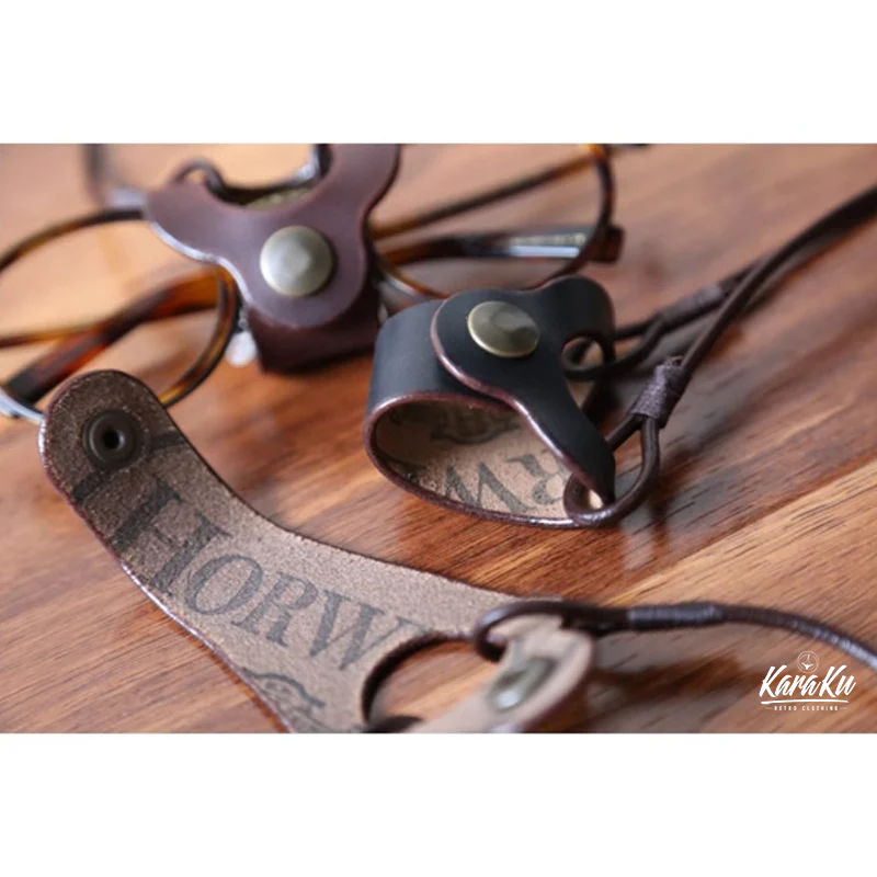 Horween USAレザー 首掛けメガネホルダー - Image 13