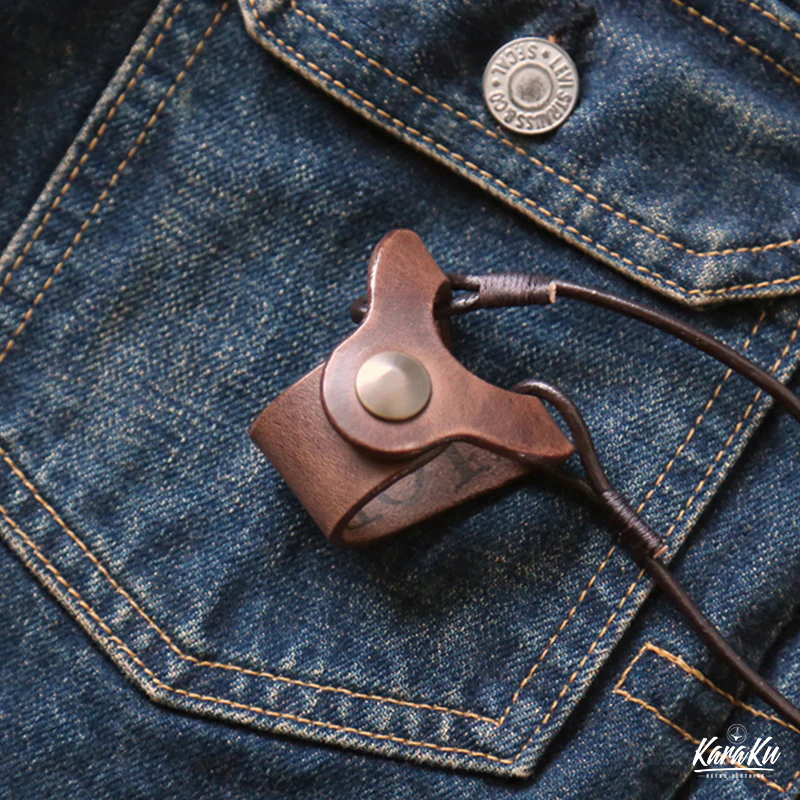 Horween USAレザー 首掛けメガネホルダー - Image 18
