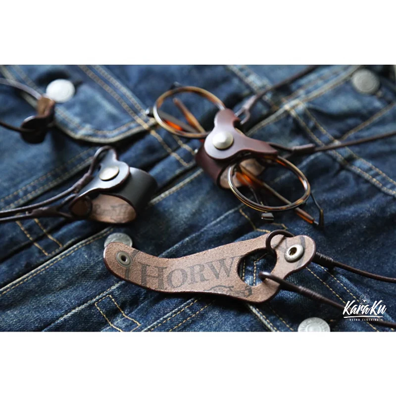 Horween USAレザー 首掛けメガネホルダー - Image 22