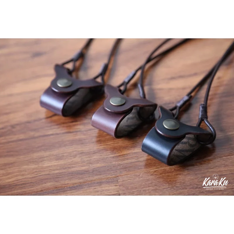 Horween USAレザー 首掛けメガネホルダー - Image 25