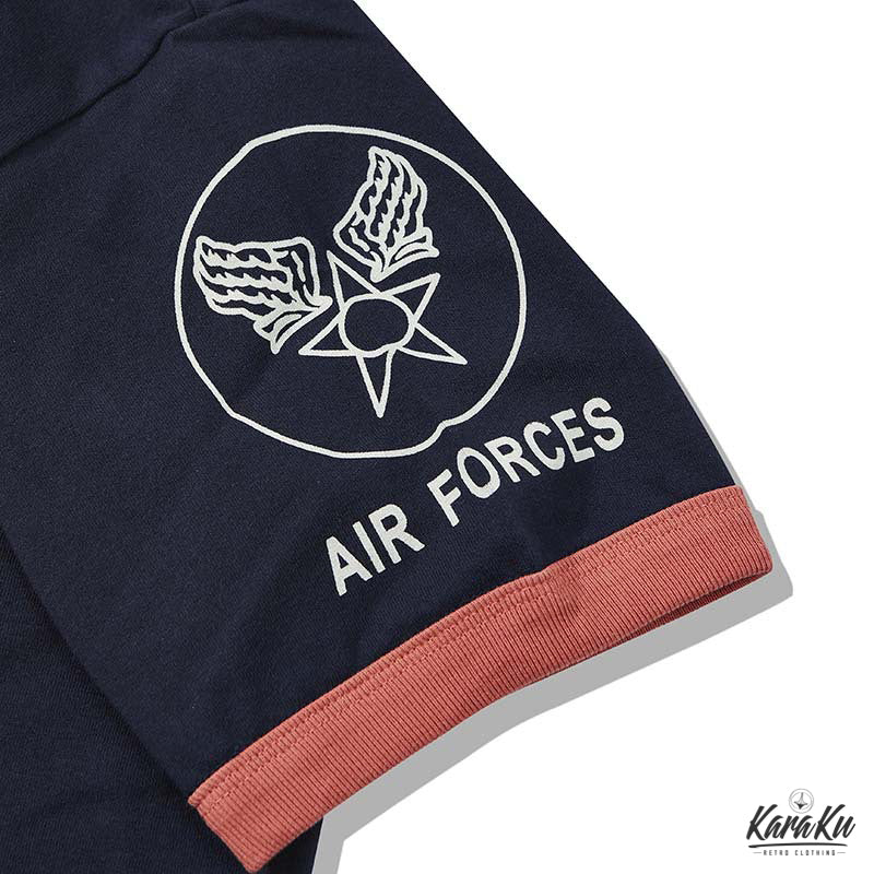 U.S. AIR FORCEプリント　ミリタリー半袖Tシャツ - Image 17