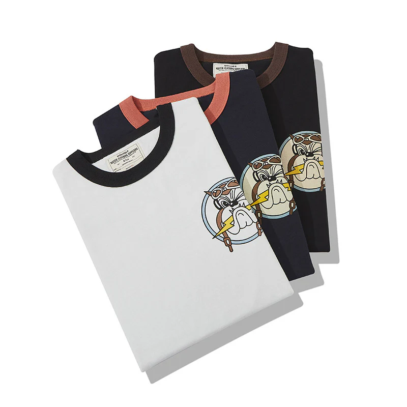 U.S. AIR FORCEプリント　ミリタリー半袖Tシャツ - Image 9