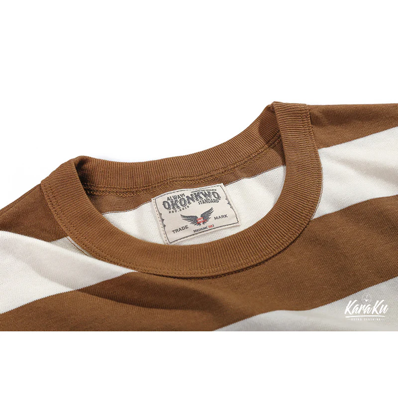 Biker Style　ヘビーウェイトボーダー柄 Tee - Image 18