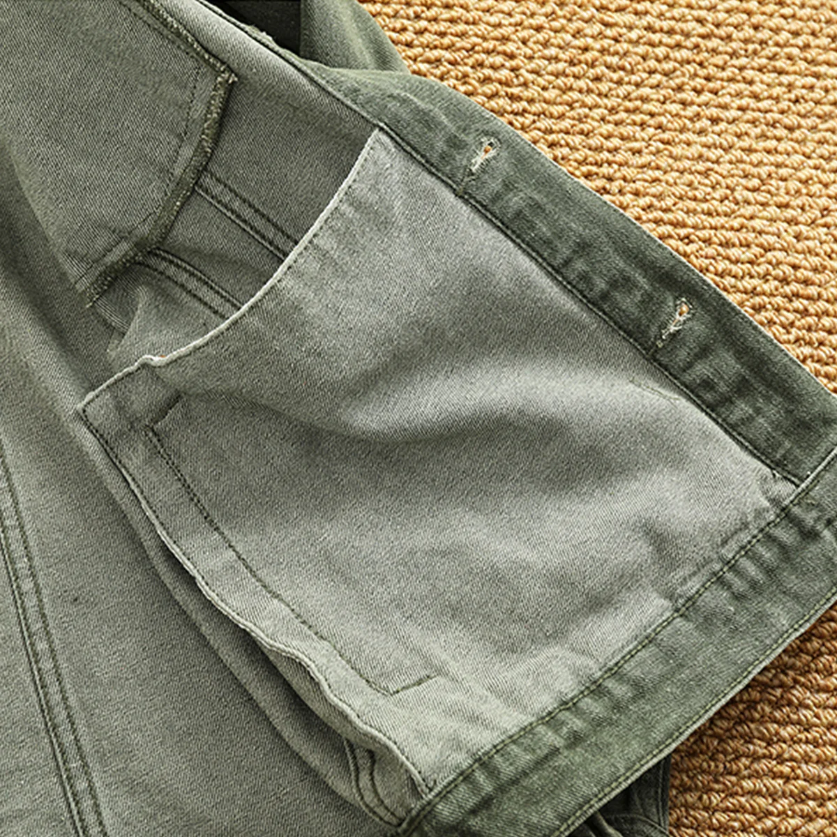 2色展開 泥染めデニムトラッカージャケット - Image 12