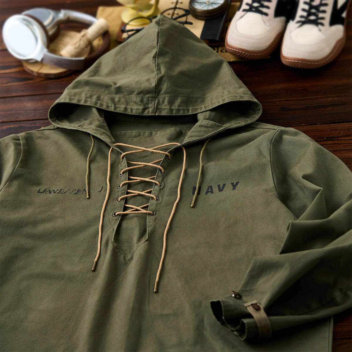 米軍 40’s U.S.NAVY デッキパーカー - Image 4