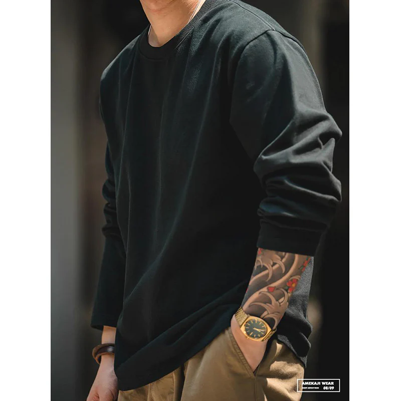 アメカジヘビーウェイトロングスリーブTシャツ - Image 6