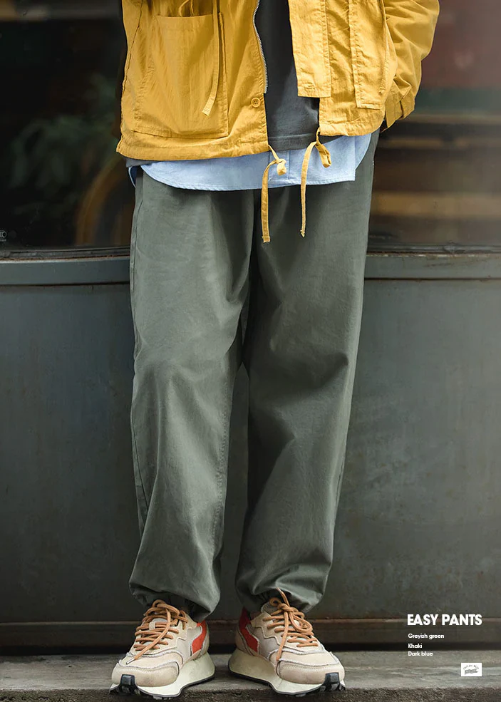レトロゆったりカジュアルイージーパンツ - Image 13